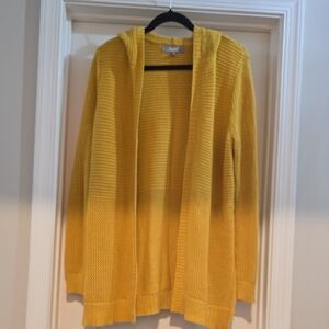 Goldenrod Yellow Open-Front Cardigan by Marled By Reunited Clothing